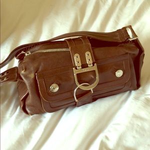 Brown leather Dior bag
